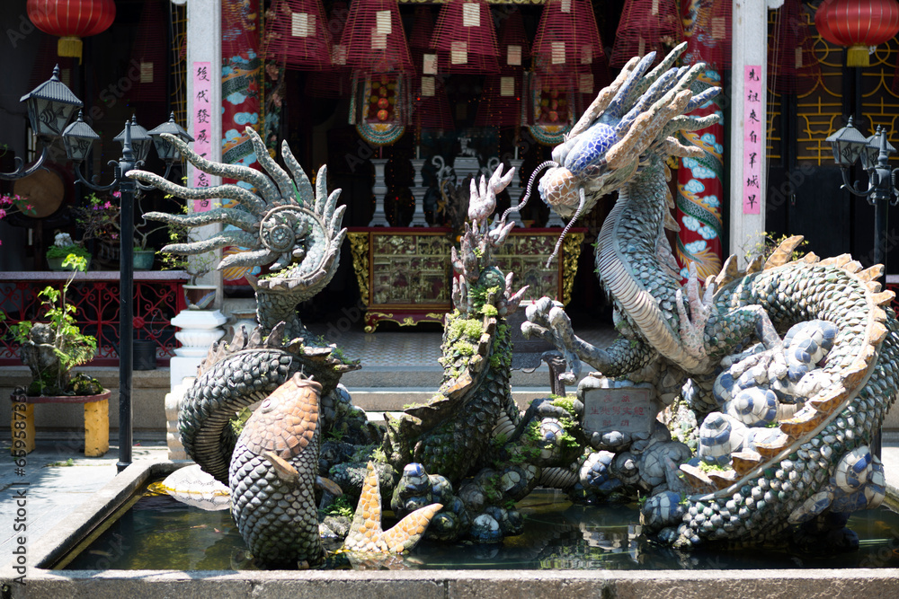Fototapeta premium Vietnam view of Hue city on a sunny spring day