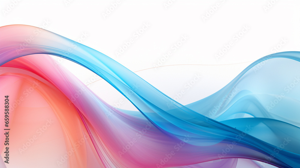 Pastel colors abstract wave background. Futuristic glowing shape. Generative Ai Pastel colors abstract wave background. Futuristic glowing shape. Generative Ai