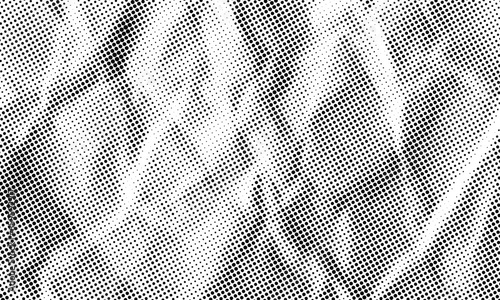 Photo Abstract Dotted Halftone Retro Paper Print Texture Vector Filter with Transparen
