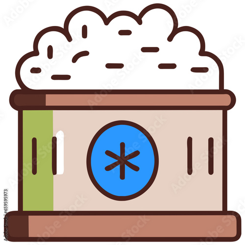 Coffee shop icon  coffee shop related vector illustration on white background generative AI