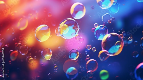  abstract background with bubbles