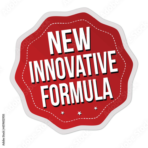 New innovative formula label or stamp