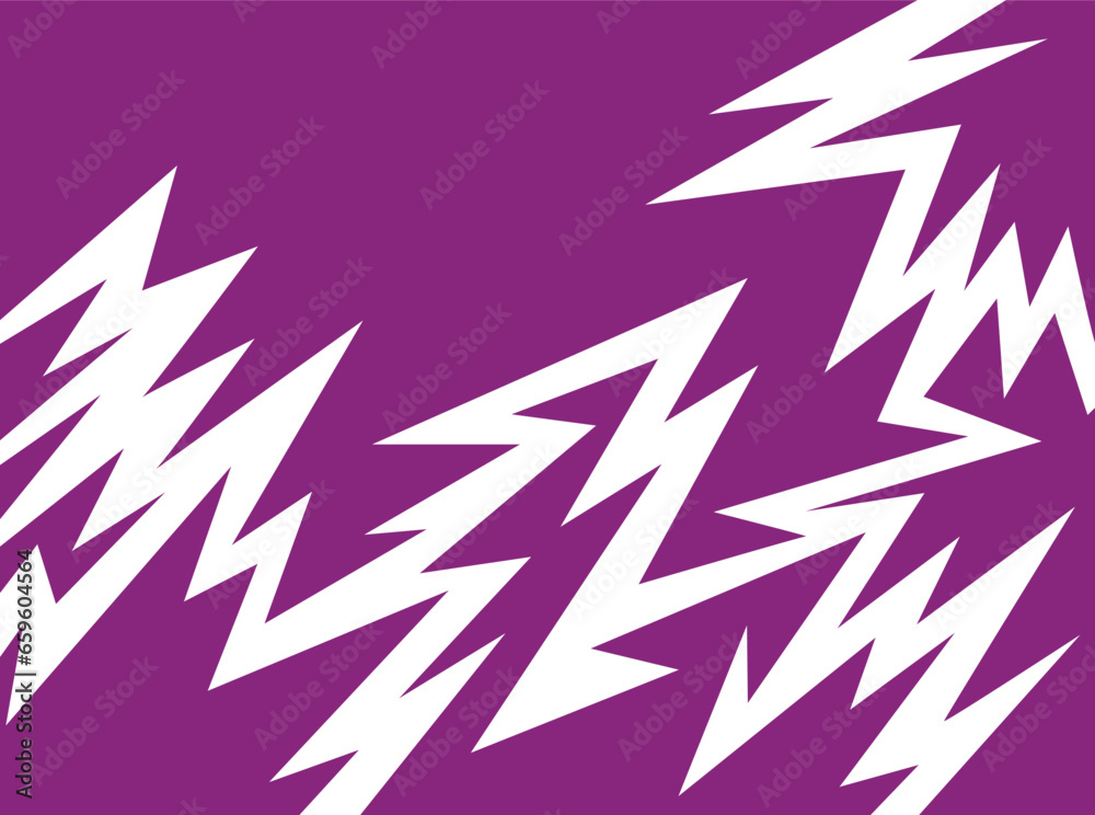 Simple background with jagged lightning pattern Simple background with jagged lightning pattern