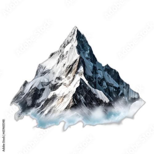 Mountain Peak isolated on transparent or white background © Никита Жуковец