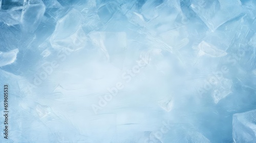 Ice blue background banner texture