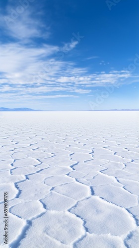 a large flat area of ice