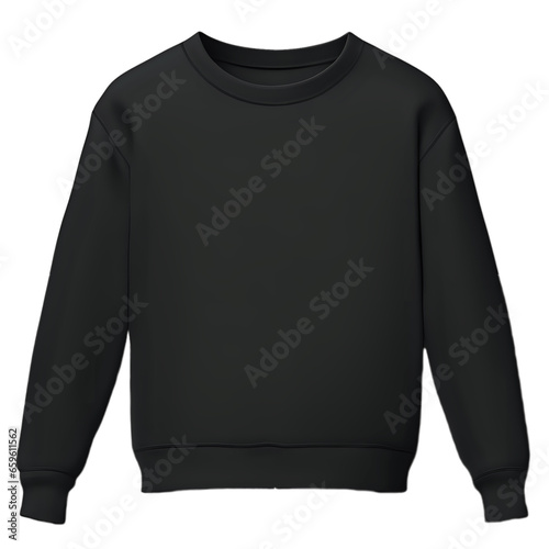 Black Sweatshirt Mockup PNG