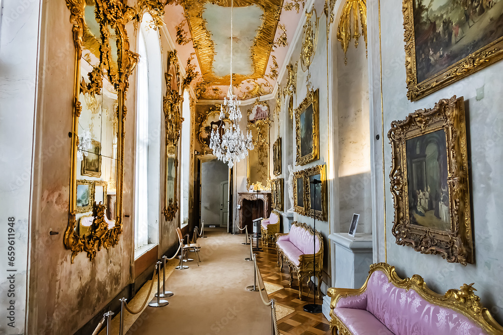 Sanssouci was summer palace of Frederick the Great, King of Prussia