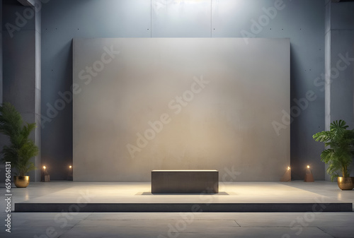 Versatile Product Display  Empty Podium and Stand