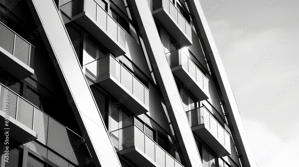 Close-up photo of architectual structure. Abstract black and white background image, a concept of modern architecture, industry or technology. Close-up photo of architectual structure. Abstract black and white background image, a concept of modern architecture, industry or technology.