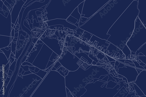 Abstract map. Urban city top view. Vector blueprint.
