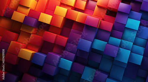 Abstract multicolor 3d background