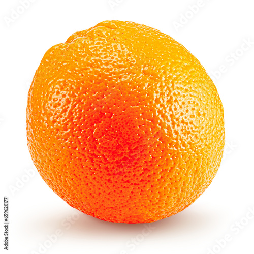 tasty orange isolated on the white background