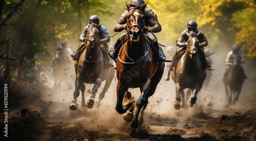 rider on the horse, horse riding in the stadium, horse racing in the desert, close-up of a horse rider, close-up of horse racing, horse in action