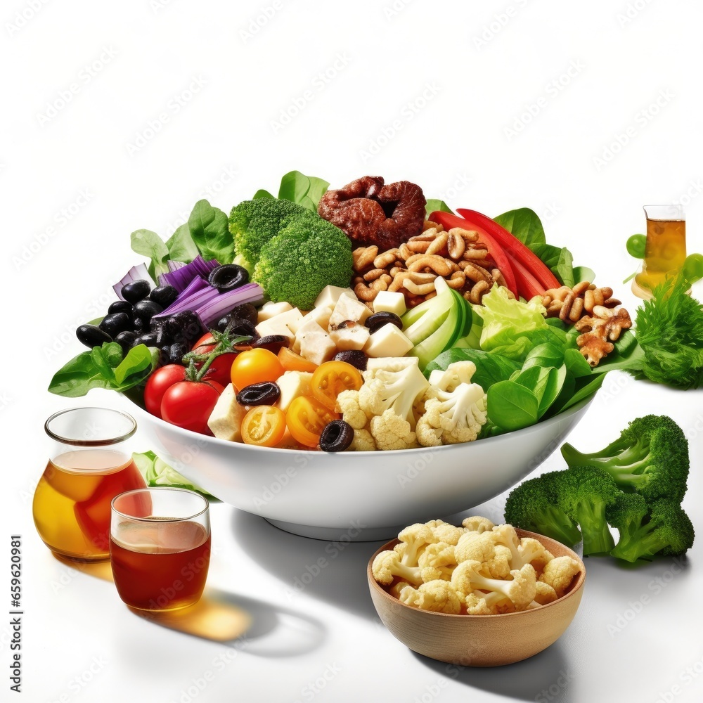 Bowl w Salad Mix Bowl w Salad Mix