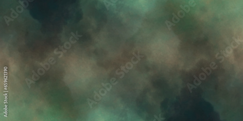 abstract green watercolor painting. dark grunge texture