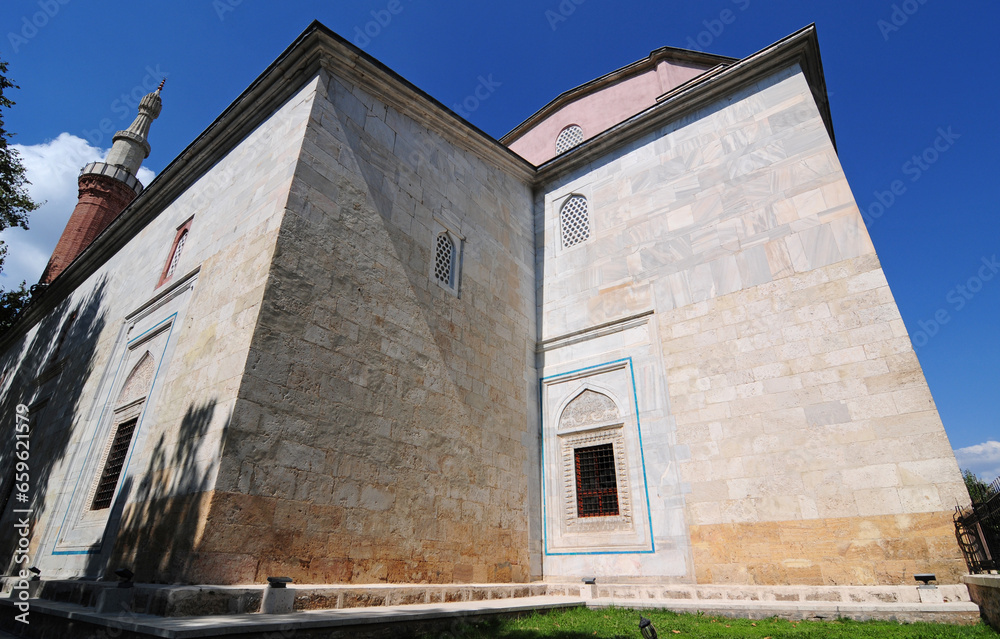 Located in Bursa, Turkey, the Yesil Mosque and Tomb was built in the 15th century.