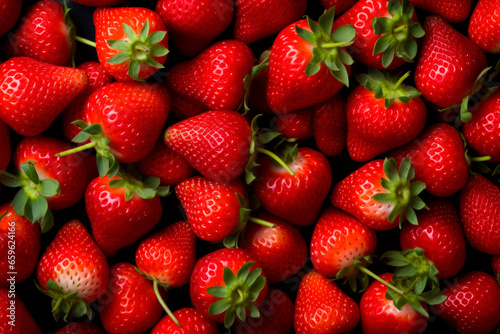 strawberries close up background