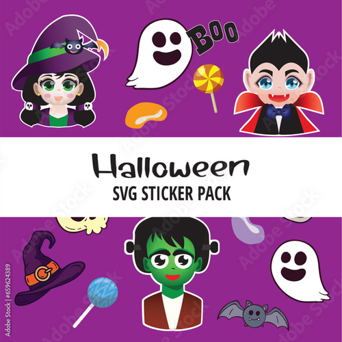 hallowen sticker pack