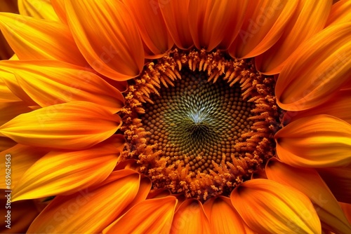 Stunning sunflower. Generative AI