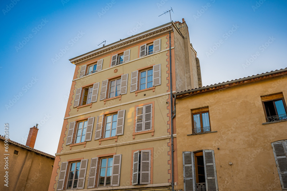 Rue Nationale à Villefranche-sur-Saône