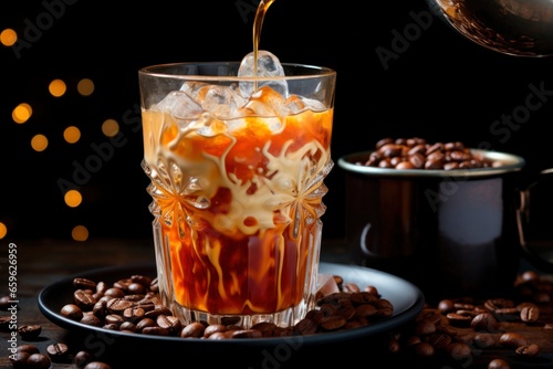 Indulge in the ultimate summer delight with these chilled glasses of iced coffee, a caffeinated pick-me-up that's as cool as it is delicious.