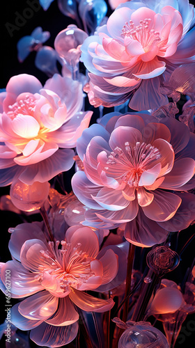 Experience the mystical charm of ultraviolet peonies, a floral symphony that enchants the senses.