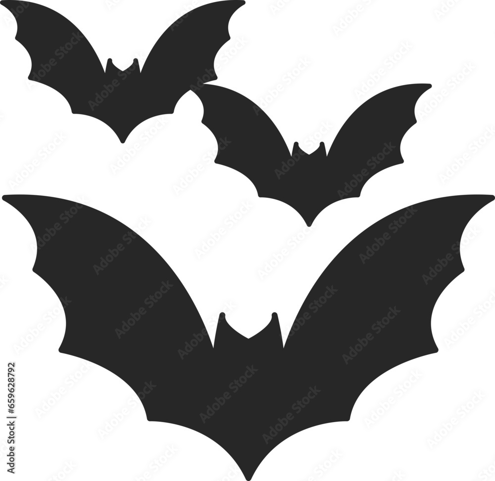 Naklejka premium Halloween bat