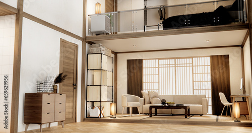 Sofa furniture and modern room interior design minimal