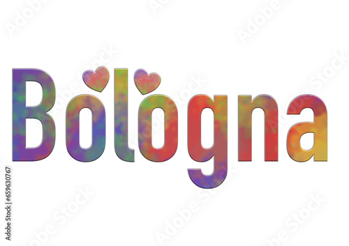 Bologna - city - ideal for websites, emails, presentations, greetings, banners, cards, books, t-shirt, sweatshirt, prints, mug, Sublimation, Cricut 