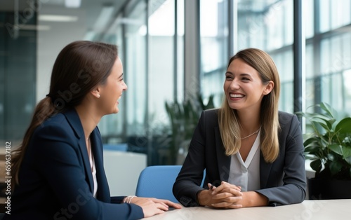 Female consultant with fina...