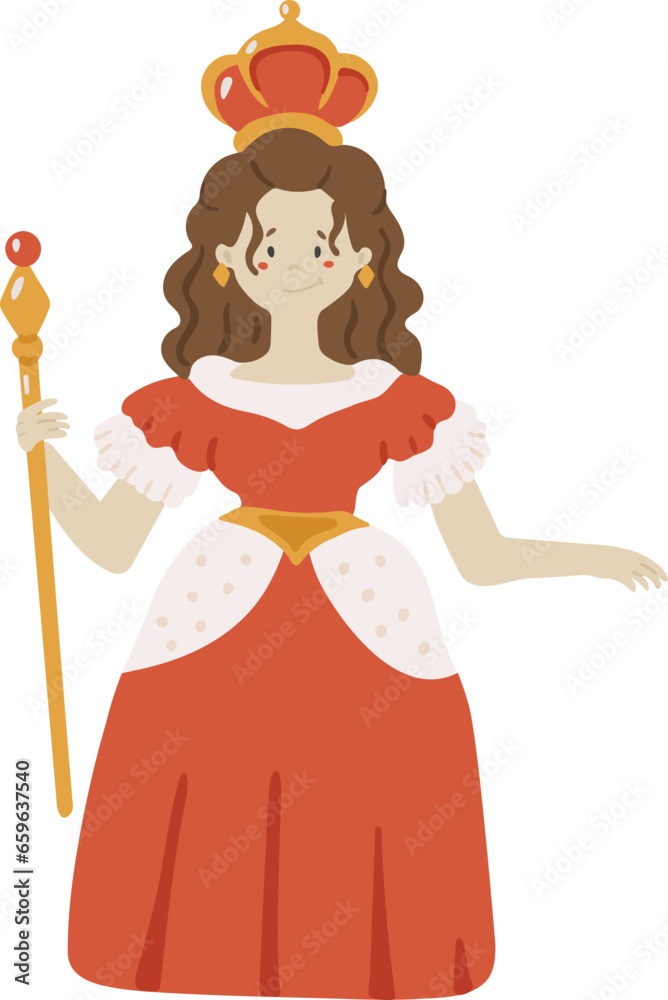 Queen vector, Abstract queen vector, girl silhouette Queen vector, Abstract queen vector, girl silhouette