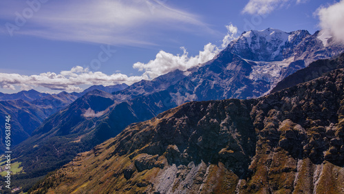 Mont Blanc, meaning "White Mountain" in French, is the highest peak in the Alps and Western Europe, standing majestically on the border between France and Italy. 