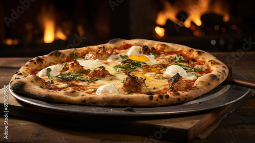 tasty italian pizza Generative AI