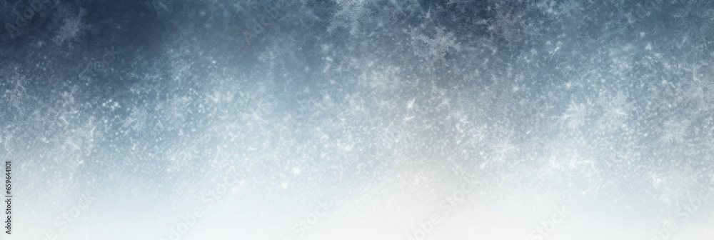 Christmas white blue gradient  Panoramic background 