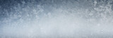 Winter frost panoramic background 