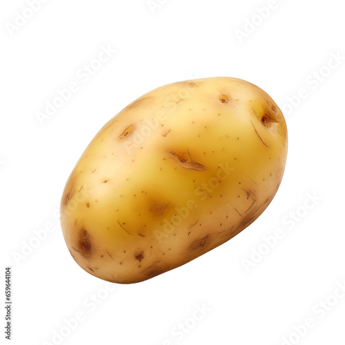 potato isolated on white background