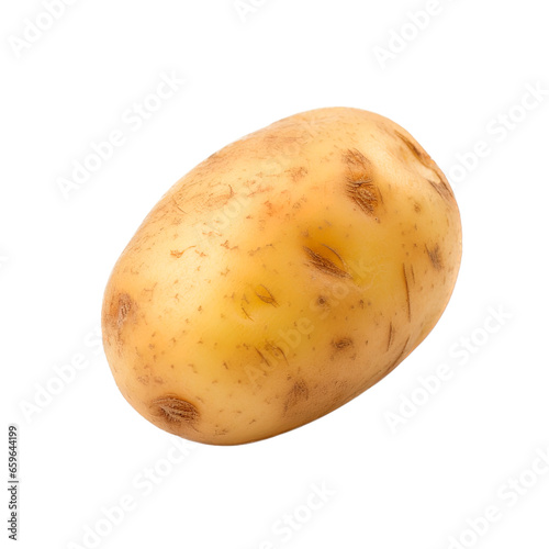 potato isolated on white background