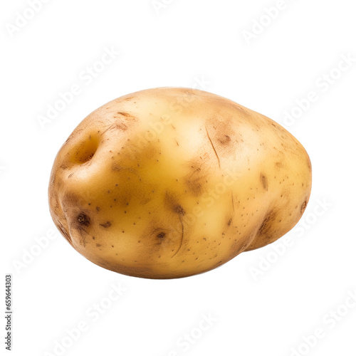 potato isolated on white background