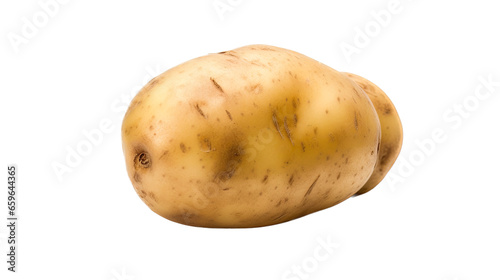 potato isolated on white background