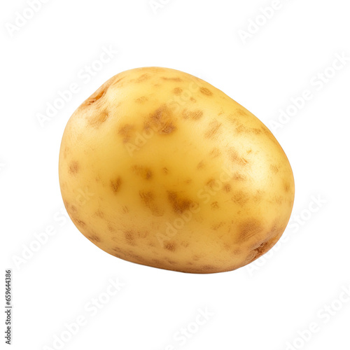 potato isolated on white background