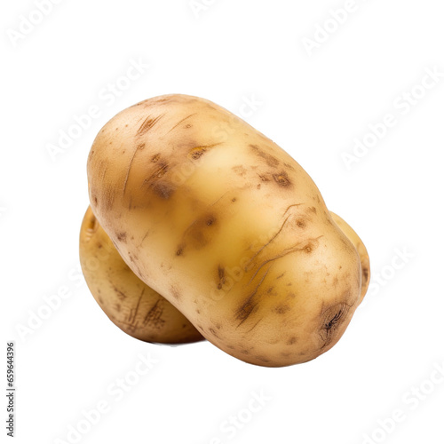 potato isolated on white background