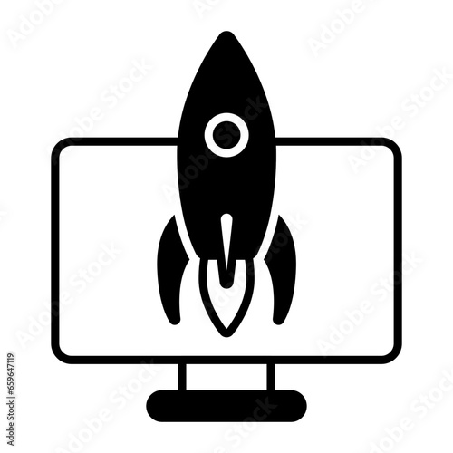Start Up Glyph Icon
