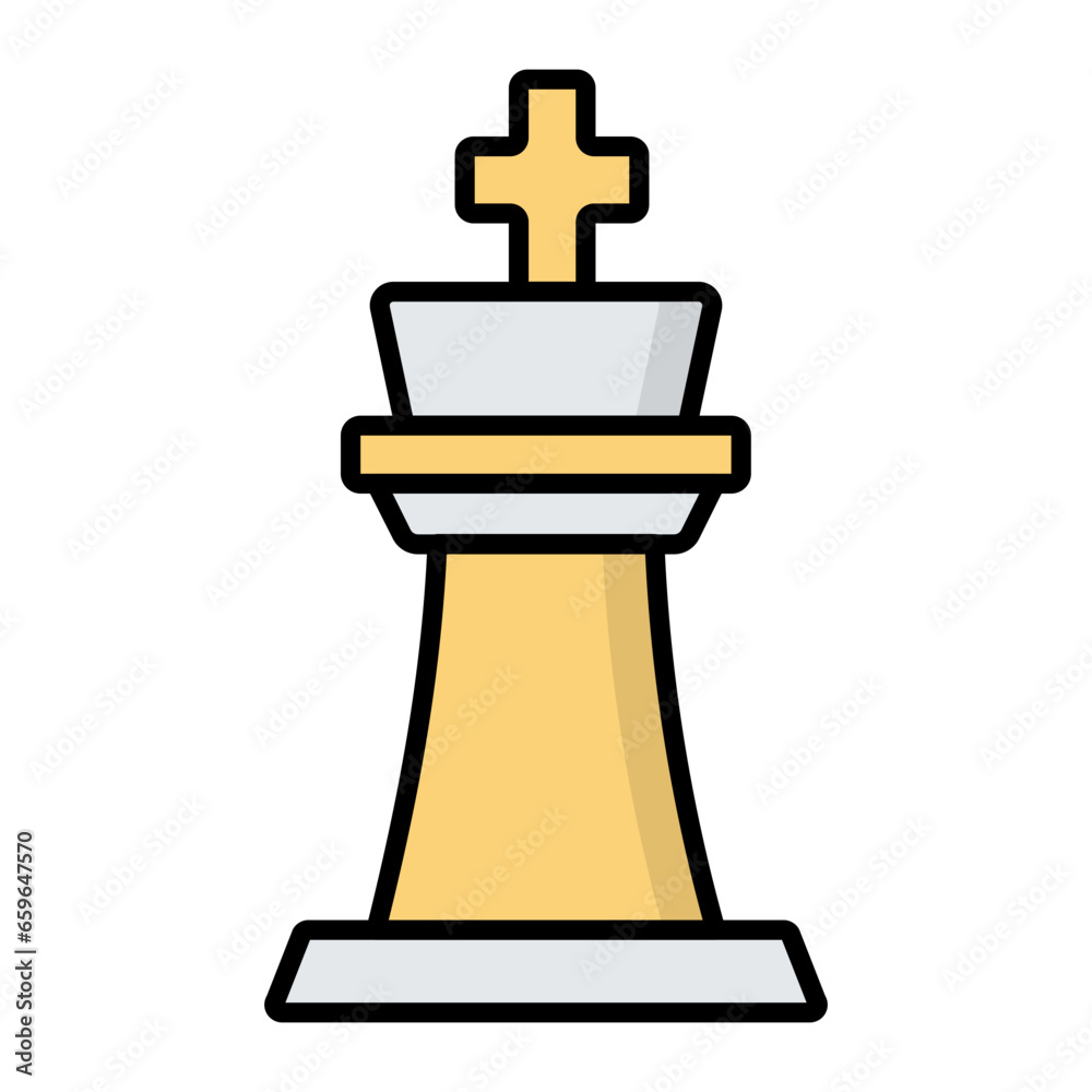 Strategy Colored Outline Icon Strategy Colored Outline Icon