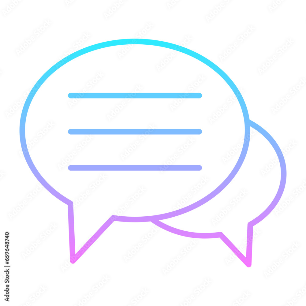 Comment Gradient Icon Comment Gradient Icon