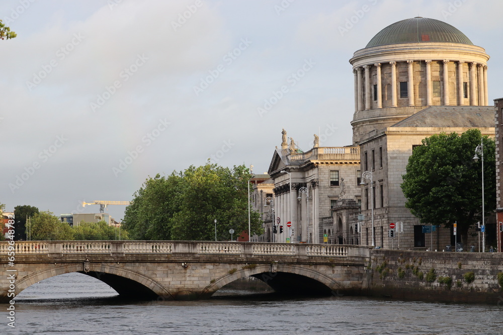 The Four Courts in Dublin in Ireland