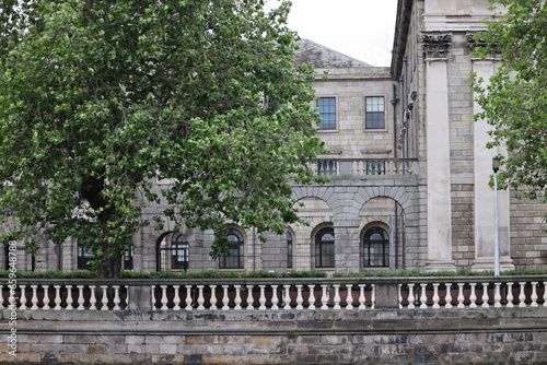 Canvas Print The Four Courts in Dublin in Ireland