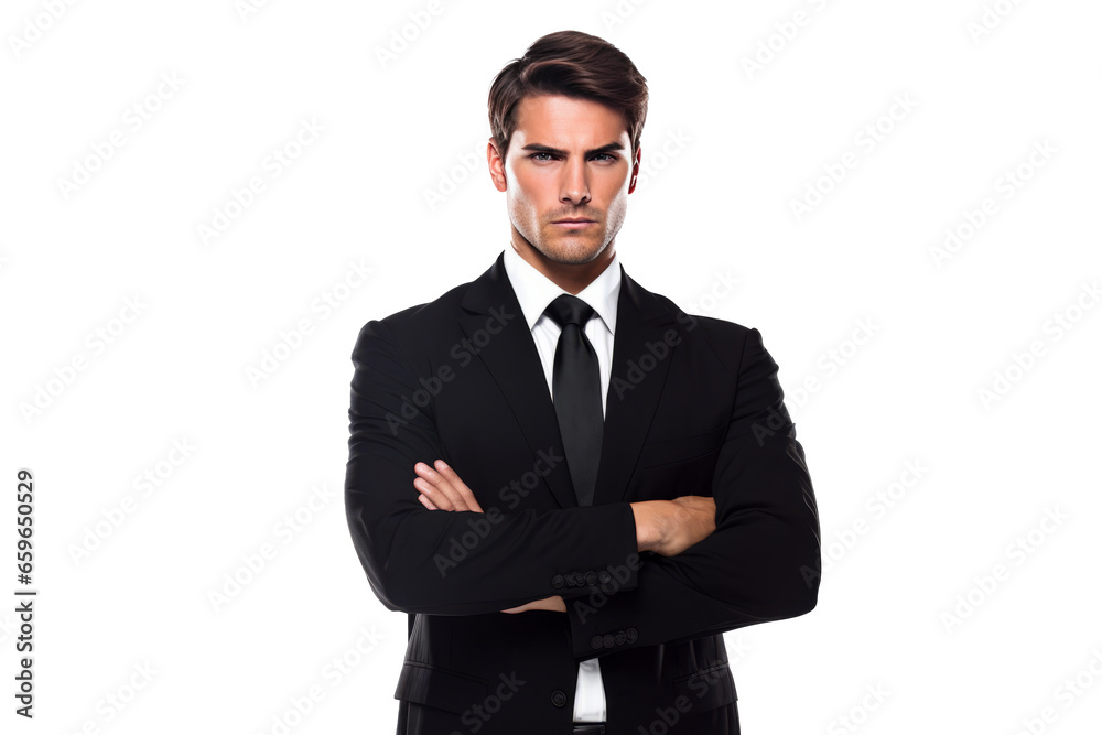 Portrait of a business man, isolated on transparent background. Portrait of a business man, isolated on transparent background.