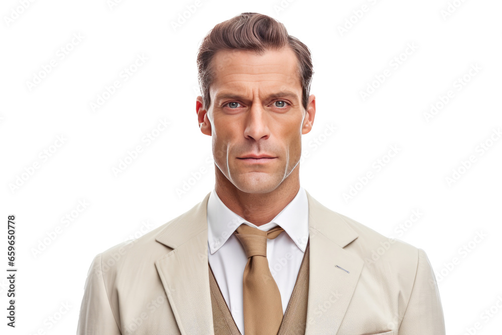 Portrait of a business man, isolated on transparent background. Portrait of a business man, isolated on transparent background.