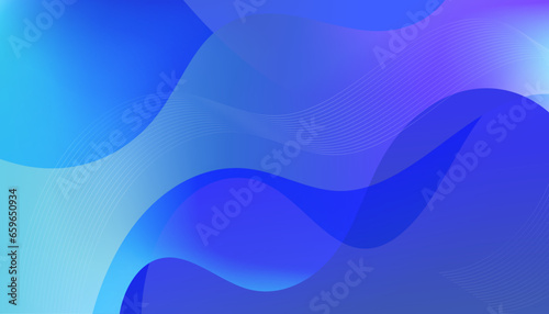Blue curve on a light blue background